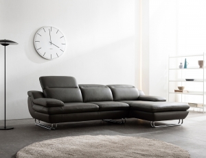 [Monthly Best 10%] 노드 3.5인 카우치형 기능성 슈렁큰 천연면피 소가죽 소파