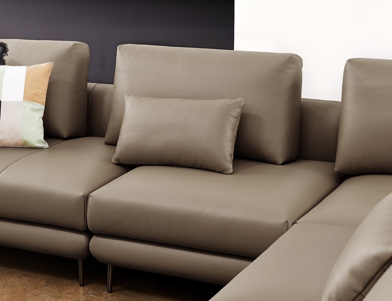 하모니 모듈C 천연면피 소가죽 소파(암리스)