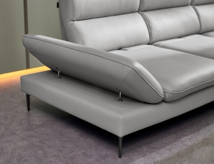 [healing sofa] 디퓨 스윙 3.5인 기능성 슈렁큰 가죽 소파+쿠션3개