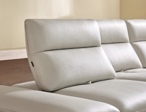 [healing sofa] 도나우 4인 코너형 기능성 비텔로 통가죽 슈렁큰 천연면피 소가죽 소파(전측면가죽적용)+쿠션4개