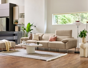 헤일로 3.5인 기능성 젠위브 패브릭 소파