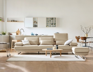 아말피 하이 4인 기능성 천연면피 소가죽 소파+쿠션3개