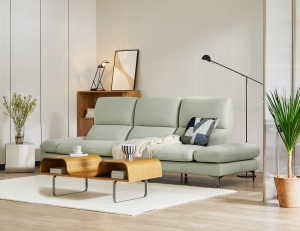 아르테 3.5인 기능성 포위브 패브릭 소파