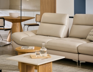 베러미ll 스윙 4인 기능성 천연면피 소가죽 소파