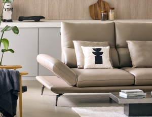 라이라 스윙 4인 코너형 기능성 슈렁큰 천연면피 소가죽 소파(전측면가죽적용)+쿠션4개