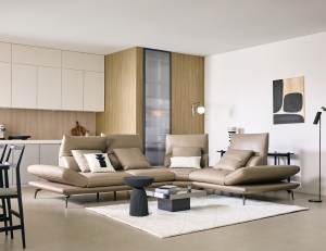 라이라 스윙 4인 코너형 기능성 슈렁큰 천연면피 소가죽 소파(전측면가죽적용)+쿠션4개