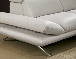 스펙트럼II 4인 코너형 기능성 비텔로 통가죽 슈렁큰 천연면피 소가죽 소파(전측면가죽적용)