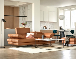 벨리네 3인 기능성 슈렁큰 천연면피 소가죽 소파+쿠션1개