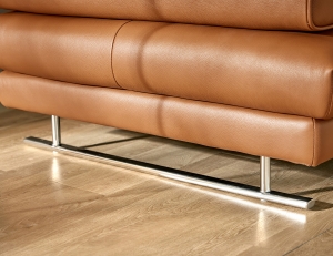 벨리네 3인 기능성 슈렁큰 천연면피 소가죽 소파+쿠션1개