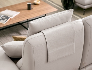 소프 비텔로 통가죽 슈렁큰 천연면피 소가죽 헤드레스트