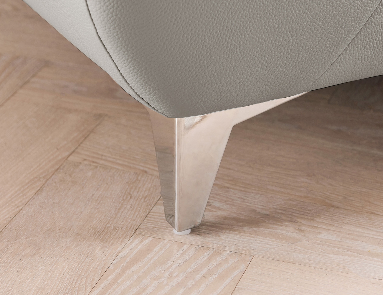 러버블 컴팩트 3.5인 노빌레타 이태리 천연면피 소가죽 소파