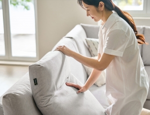티나 기능성 젠위브 패브릭 등방석
