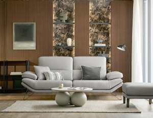 베루스 3인 기능성 비텔로 통가죽 슈렁큰 천연면피 소가죽 소파(전체가죽적용)+쿠션1개