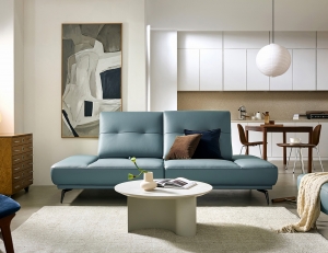 라파 스윙 3인 기능성 노빌레타 이태리 천연면피 소가죽 소파+쿠션2개