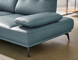 라파 스윙 3인 기능성 노빌레타 이태리 천연면피 소가죽 소파+쿠션2개