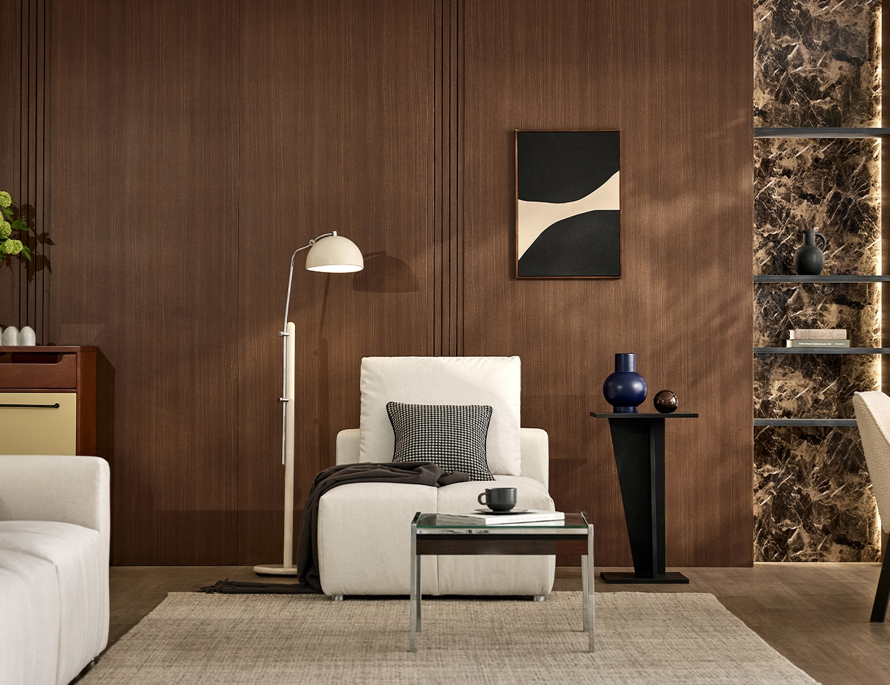 [Monthly Best 10%] 몽트 모듈 B 1인 암리스 젠위브 패브릭 소파+쿠션1개