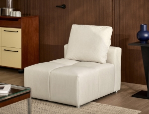 [Monthly Best 10%] 몽트 모듈 B 1인 암리스 젠위브 패브릭 소파+쿠션1개