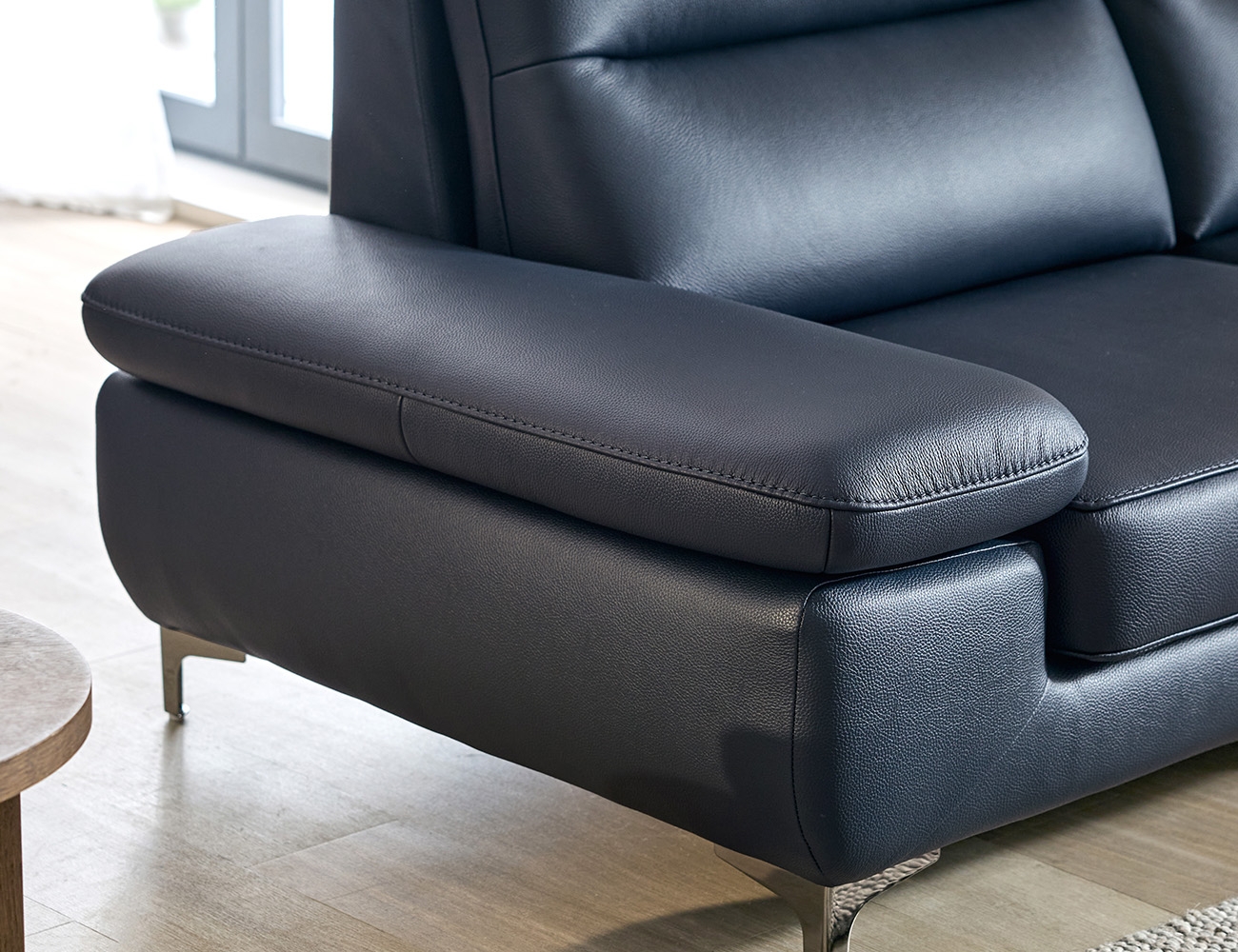 [Monthly Best 10%] 플룸 3인 천연면피 소가죽 소파