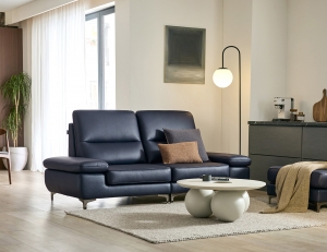 [Monthly Best 10%] 플룸 3인 천연면피 소가죽 소파