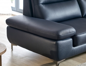 [Monthly Best 10%] 플룸 3인 천연면피 소가죽 소파