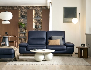 [Monthly Best 10%] 플룸 3인 천연면피 소가죽 소파