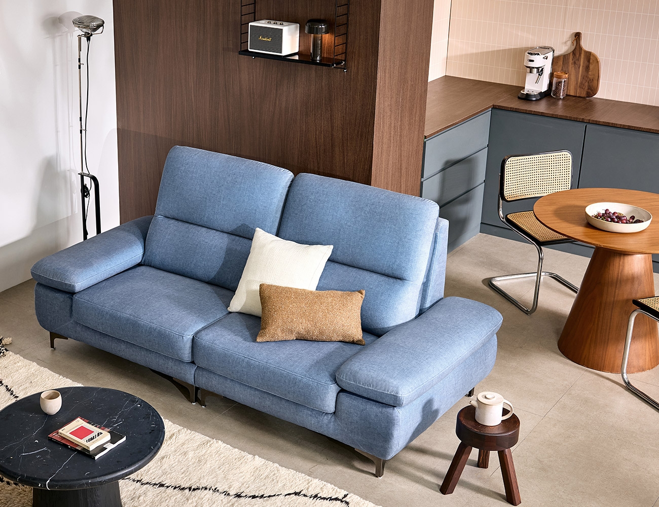 [Monthly Best 10%] 플룸 3인 젠위브 패브릭 소파