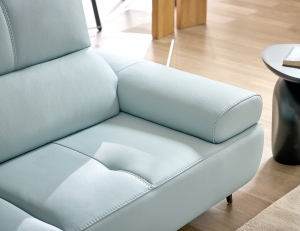 오딘 3인 슈렁큰 천연면피 소가죽 소파