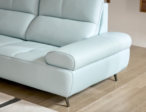 오딘 3인 슈렁큰 천연면피 소가죽 소파