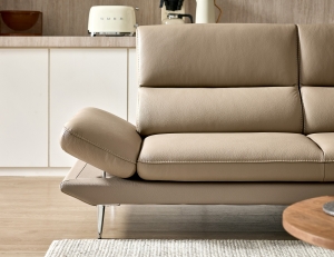 메이트 4인 기능성 슈렁큰 천연면피 소가죽 소파+쿠션2개