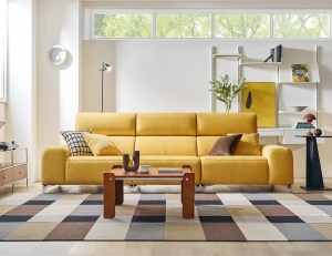 말리부 4인 젠위브 패브릭&nbsp;소파+쿠션2개