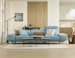 모스트 4인 기능성 베로나 패브릭 소파+쿠션2개