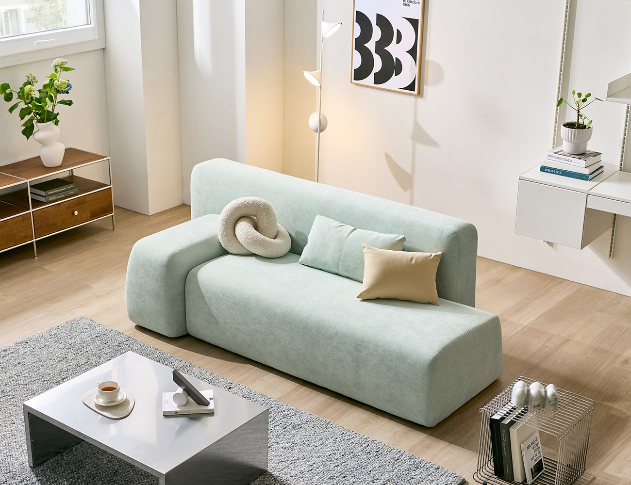 탈리 3인 베로나 패브릭 소파(한팔)+쿠션1개