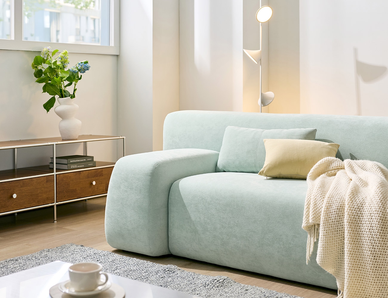 탈리 3인 베로나 패브릭 소파(한팔)+쿠션1개