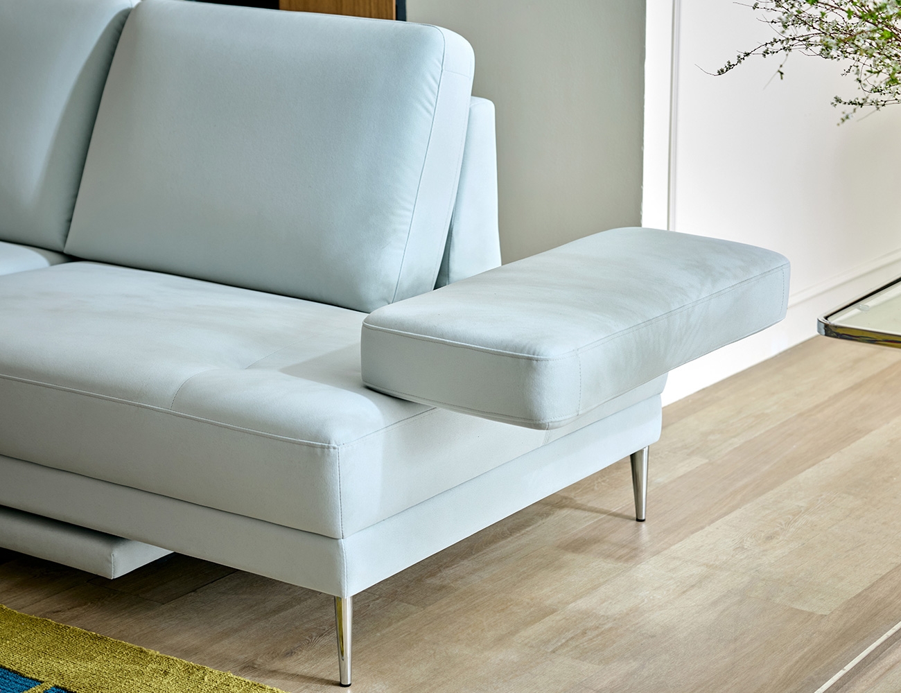 [Refurb Selection 40%] [리퍼브] 아우스 4인 풋레스트 기능성 세레나 패브릭 소파