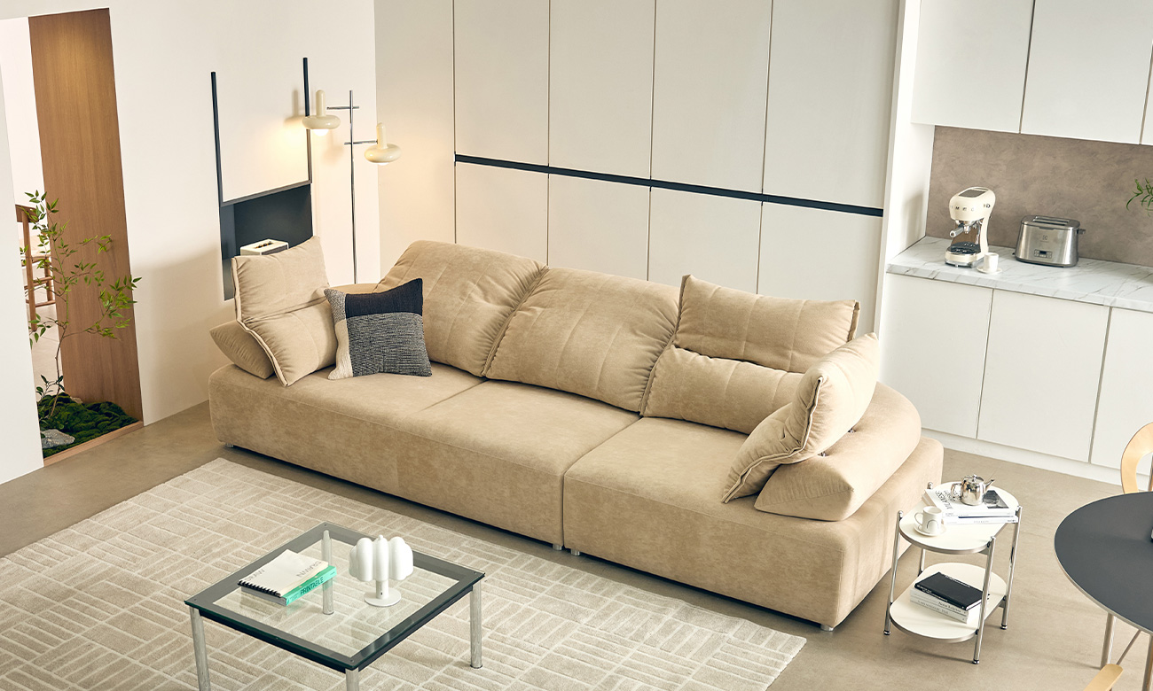 [Verona 7%] 블룸 4인 기능성 베로나 패브릭 소파