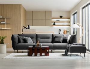 [CURATION 7%] 타피 4인 젠위브 패브릭 소파+쿠션2개