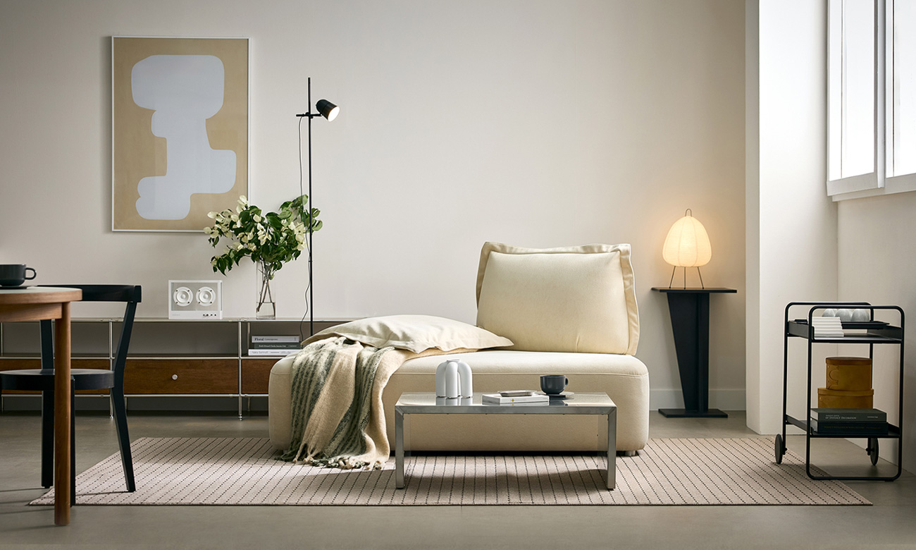 [Refurb Selection 50%] [리퍼브] 아렌드 모듈A 2인 베로나 패브릭 소파+쿠션2개(대1/소1)