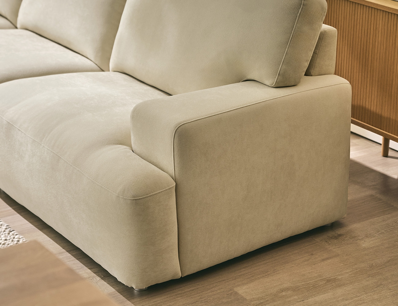 아워 4인 베로나&nbsp;패브릭&nbsp;소파+쿠션2개