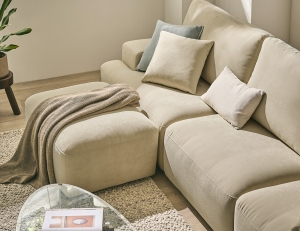 아워 4인 베로나&nbsp;패브릭&nbsp;소파+쿠션2개