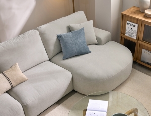 아워 4인 카우치형 베로나&nbsp;패브릭&nbsp;소파+쿠션2개