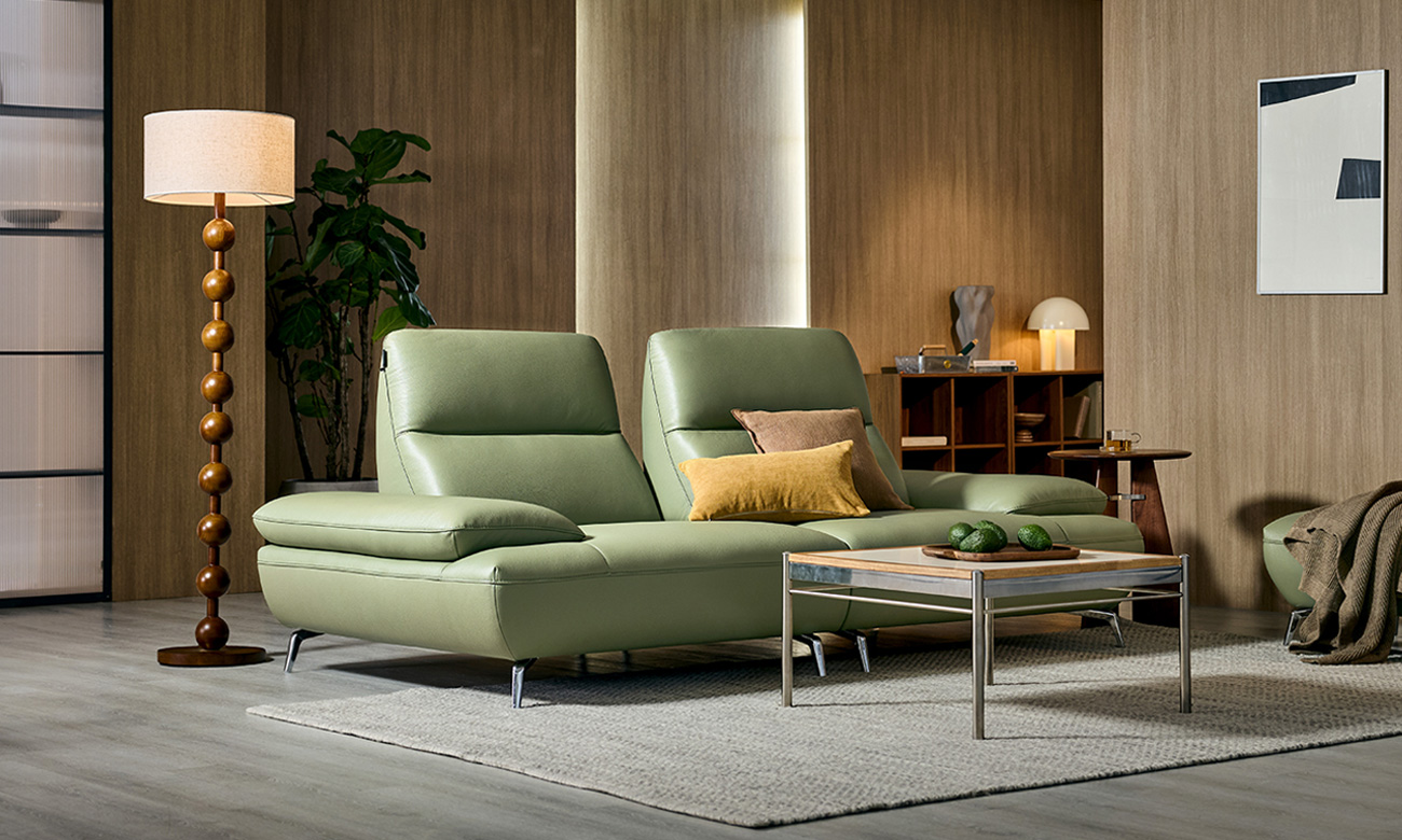 [싱어게인 10%] 젬마 스윙 3인 기능성 천연면피 소가죽 소파