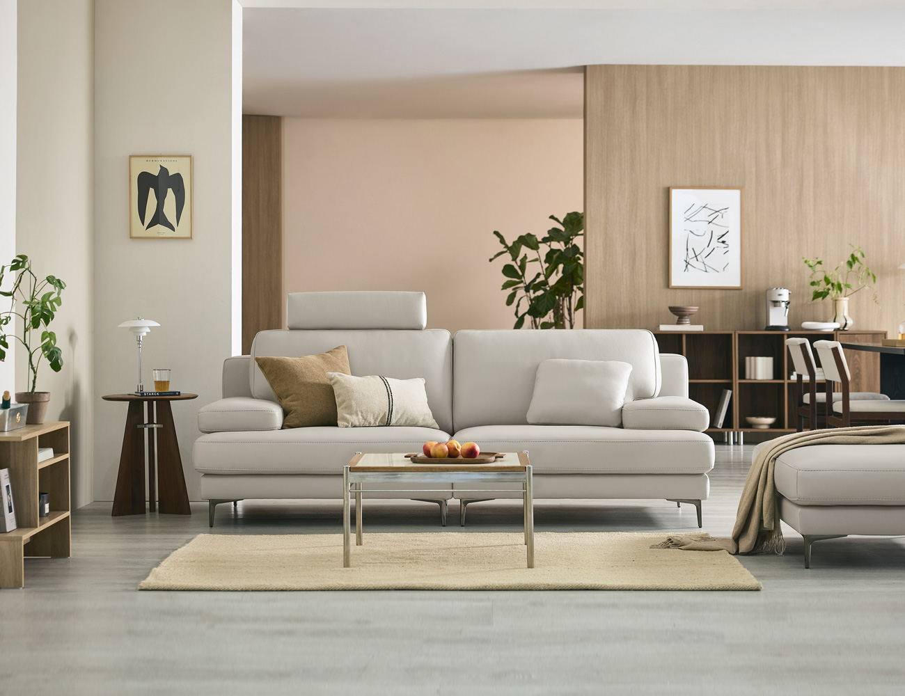 노만 3인 비텔로 통가죽 슈렁큰 천연면피 소가죽 소파(전면가죽적용)+쿠션1개