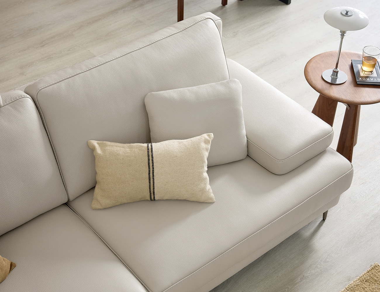 노만 3인 비텔로 통가죽 슈렁큰 천연면피 소가죽 소파(전면가죽적용)+쿠션1개