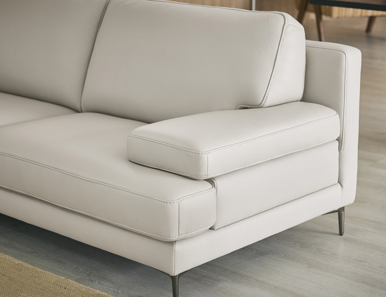 노만 3인 비텔로 통가죽 슈렁큰 천연면피 소가죽 소파(전면가죽적용)+쿠션1개