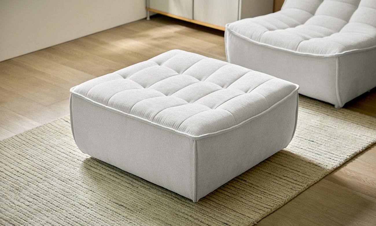 플로우 모듈 C 듀위브 패브릭 스툴