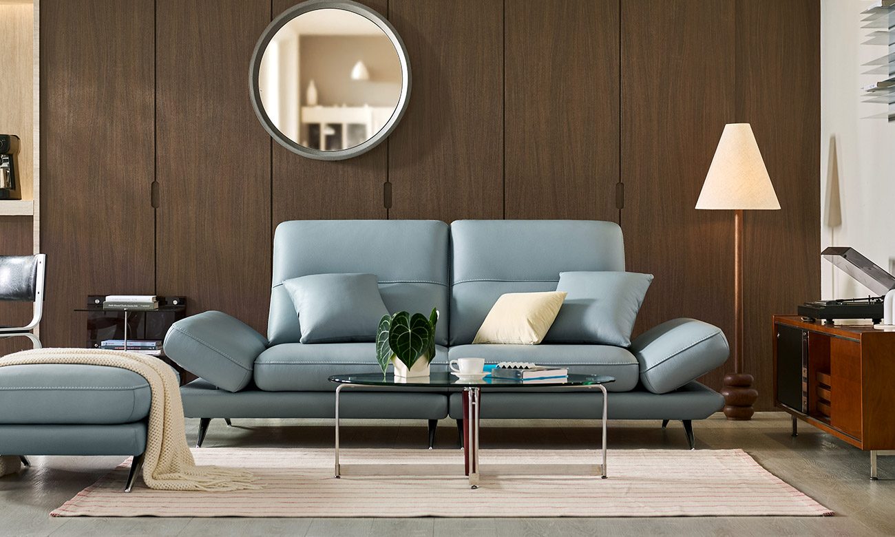 토파즈 3인 기능성 피아나 이태리 통가죽 천연면피 소가죽 소파+쿠션2개