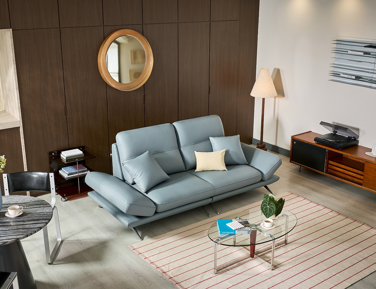 토파즈 3인 기능성 피아나 이태리 통가죽 천연면피 소가죽 소파+쿠션2개