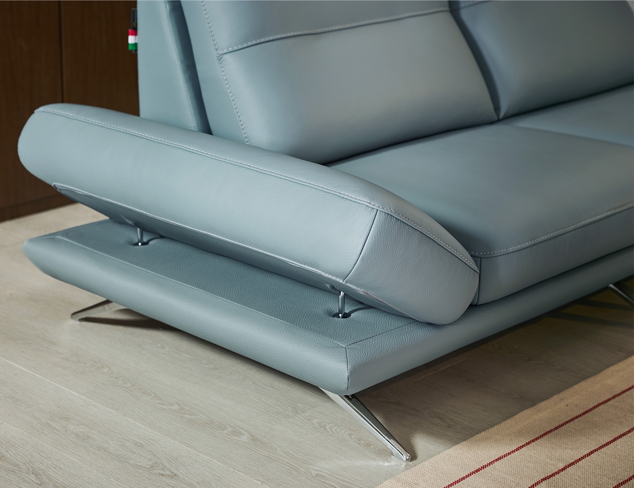 토파즈 3인 기능성 피아나 이태리 통가죽 천연면피 소가죽 소파+쿠션2개