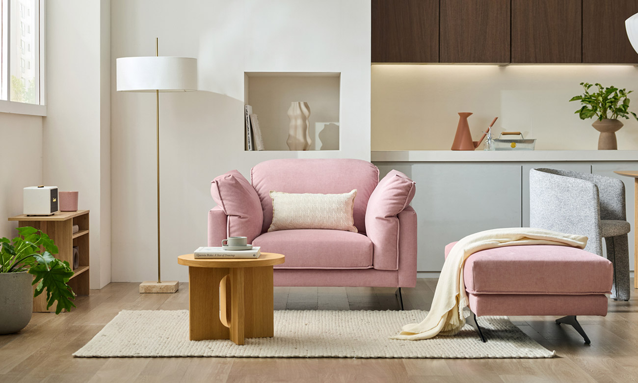 모슈 1인 젠위브 패브릭 소파