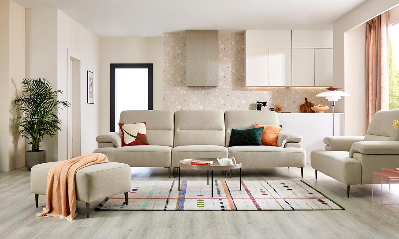 [Monthly Best 10%] 바네사 4인+1인 데이위브 패브릭 소파